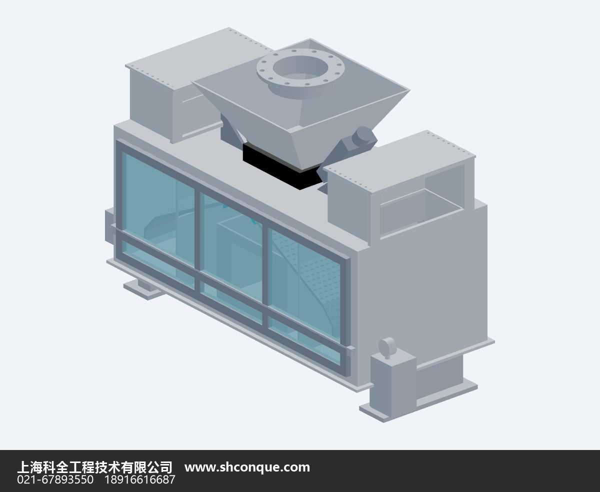 XD 系列除粉器整机结构与进出口接口布置